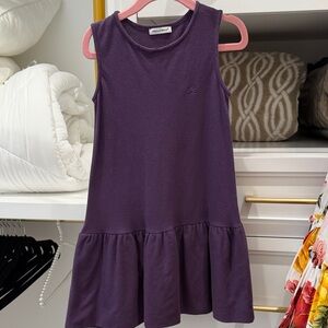 Dolce Gabbana Purple Sleeveless Kids Dress